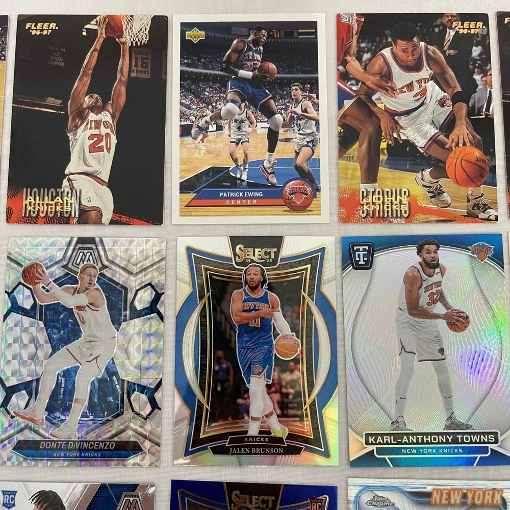 Panini Topps Fleer Knicks Basketball Card Lot Mens OS Blue Excellent RC Stars